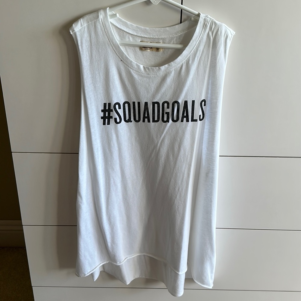 Squad goals hollister muscle tee